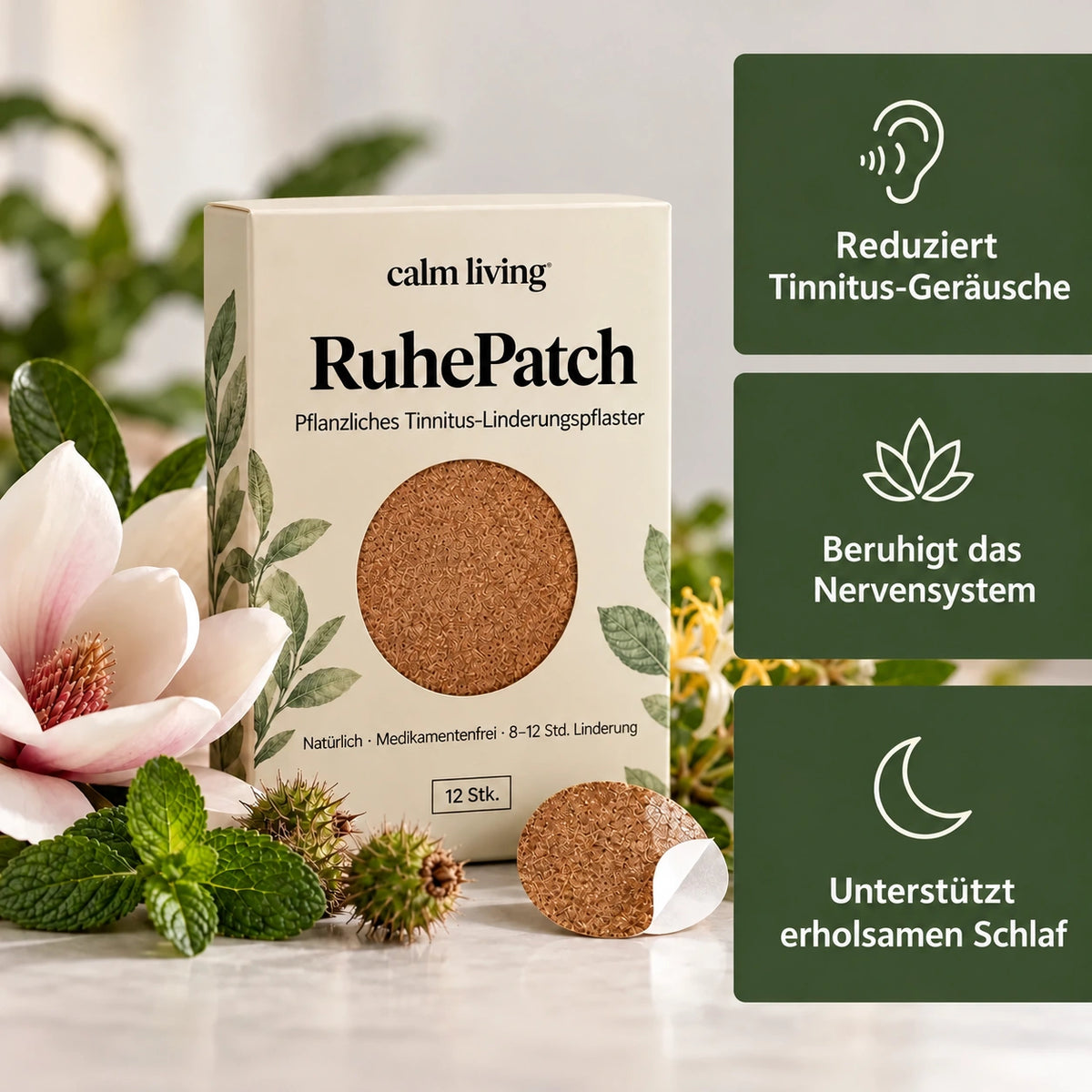 Natürliche Tinnitus Pflaster