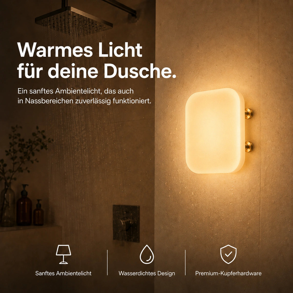 Dimmbares Duschlicht